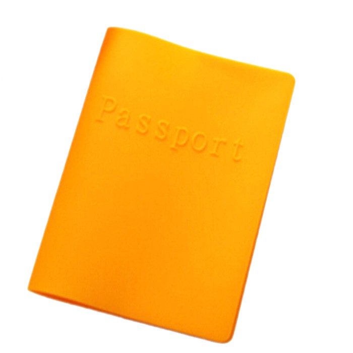 防水彩色矽膠護照套
