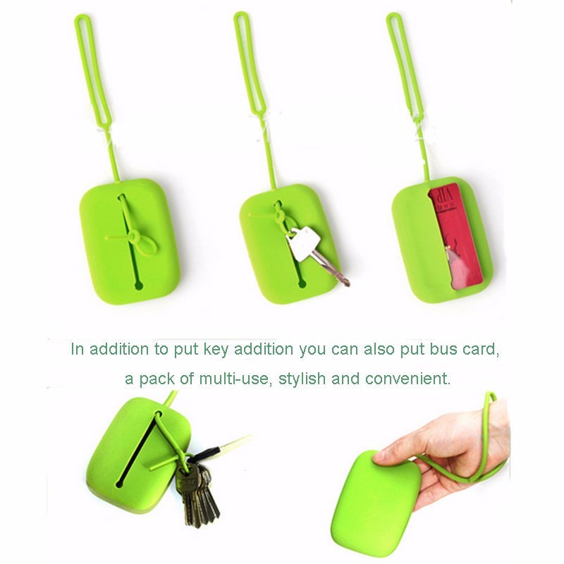 環保便攜式矽膠鑰匙扣/鑰匙袋/鑰匙包 - 達豐矽膠代工,矽膠工廠